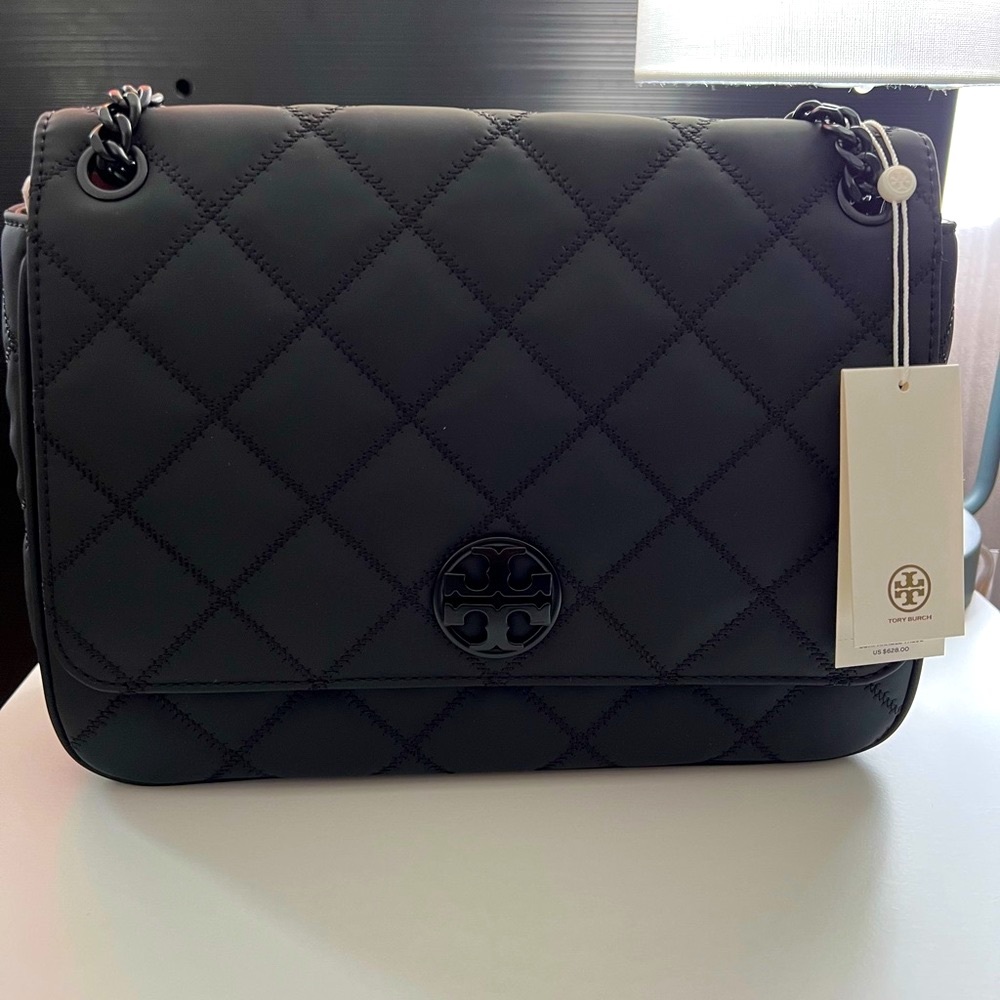 Tory Burch Willa Matte Large Shoulder Bag Authentic!